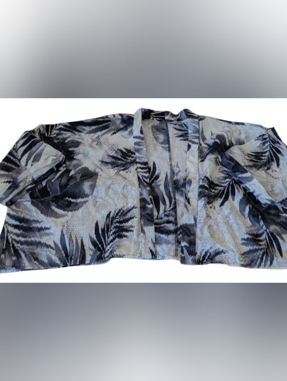 IMAN Patterned Kimono. Cropped. Cotton. Cool And Comfy.
